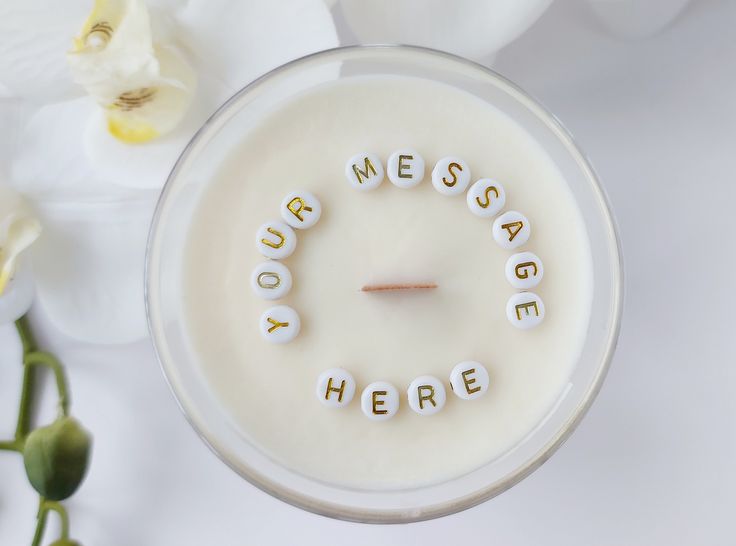 Secret Message Candle