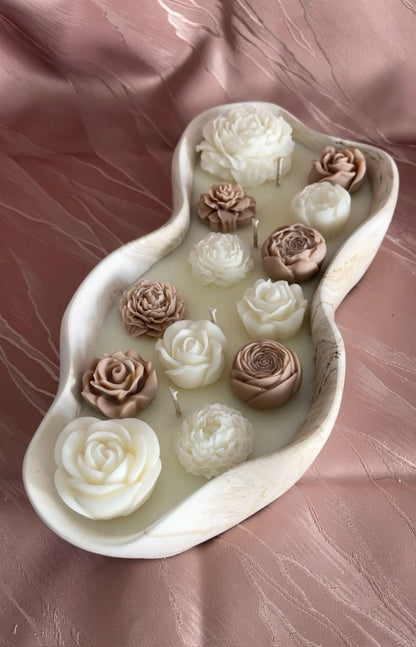 Elegant Boat Candle Tray