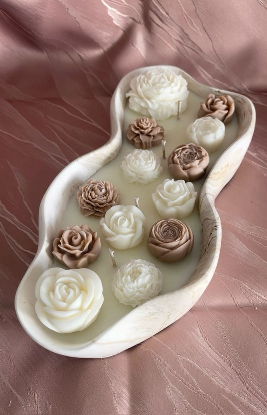 Elegant Boat Candle Tray