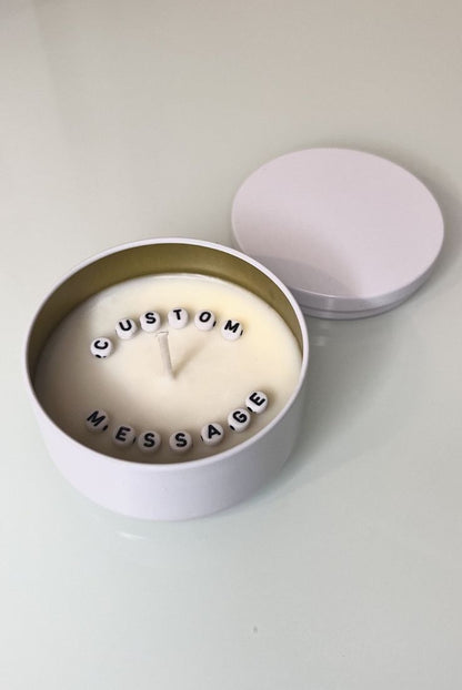 Secret Message Candle