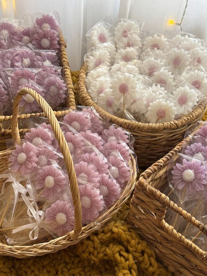 Daisy Flower Candles