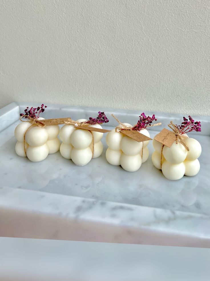 Elegant Bubble Candle